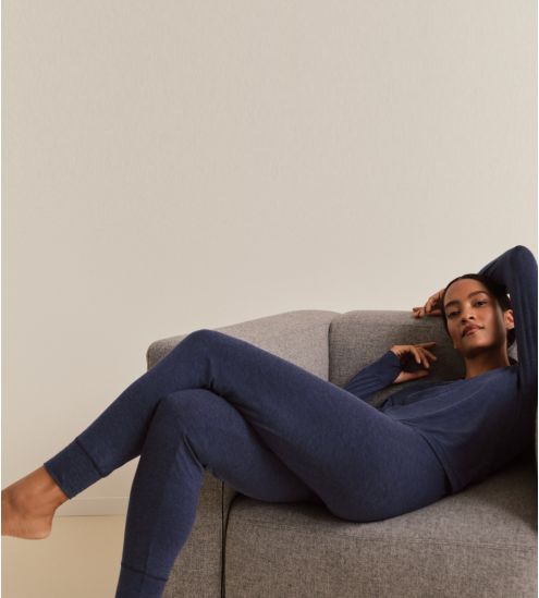 Pantalon thermo femme DSW Warming Evening Blue