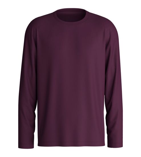 T shirt à manches longues en coton bio RMX Sleep Holiday Barbera