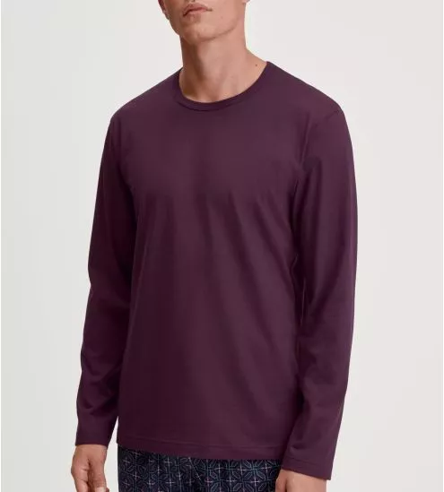 T shirt à manches longues en coton bio RMX Sleep Holiday Barbera