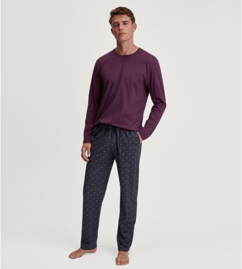 T shirt à manches longues en coton bio RMX Sleep Holiday Barbera