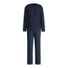 Pyjama long homme col boutonné Relax Selected 4 Dark Sapphire