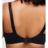 Soutien gorge rouge et noir semi transparent décolleté plongeant Springdale