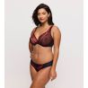 Slip brésilien rouge et noir Springdale