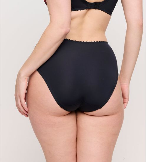 Culotte taille haute rouge et noir Springdale