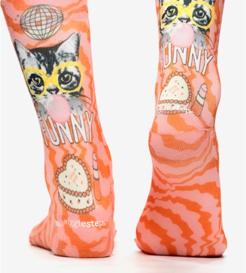 Lustige Katze lustige Socken