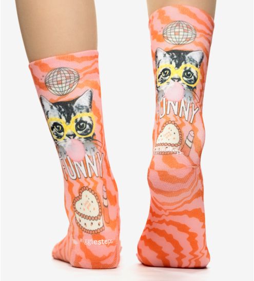 Chaussettes femme Funny Cat