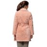 Veste pilou uni rose avec fermeture éclair
