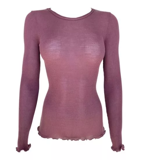 Mauve Plew Wool & Silk Agata