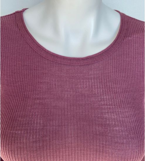 Pull mauve Laine & Soie Agata