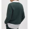 Sweat chaud à manches longues vert pin pour femme