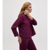 Sweat chaud à manches longues Rouge Berry pour femme