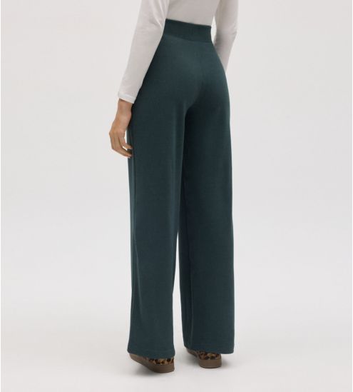 Pantalon d'intérieur droit Vert Pin femme