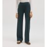 Pantalon d'intérieur droit Vert Pin femme