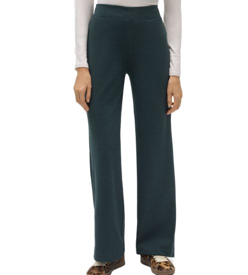 Pantalon d'intérieur droit Vert Pin femme