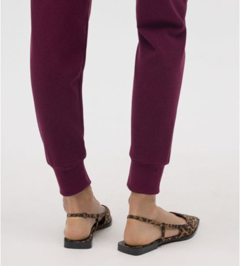 Pantalon d'intérieur resserré Rouge Berry femme