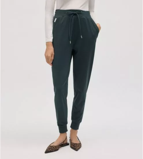 Pantalon d'intérieur resserré Vert Pin femme