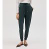 Pantalon d'intérieur resserré Vert Pin femme