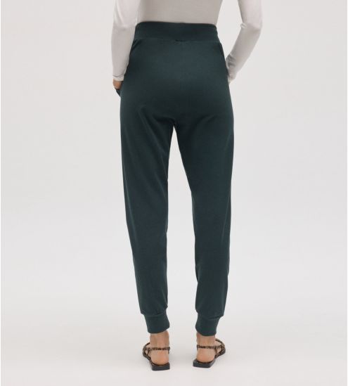 Pantalon d'intérieur resserré Vert Pin femme