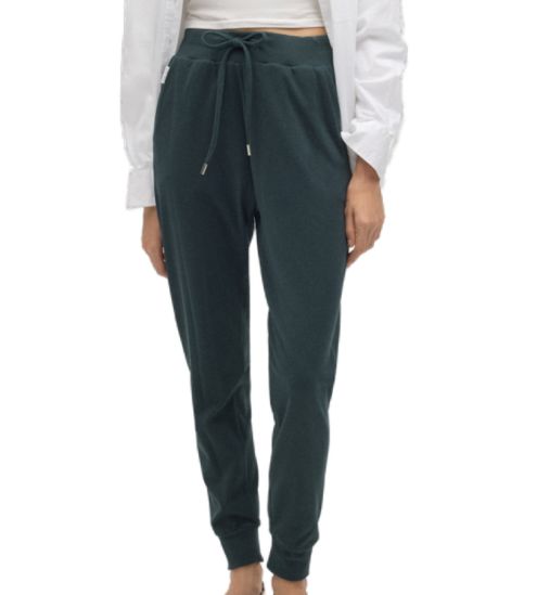 Pantalon d'intérieur resserré Vert Pin femme