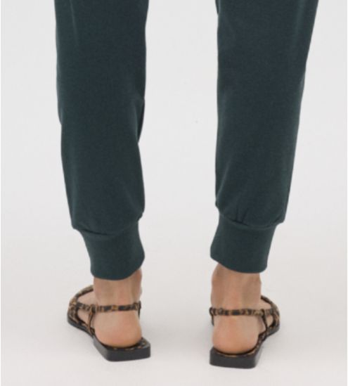 Pantalon d'intérieur resserré Vert Pin femme