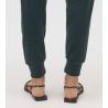 Pantalon d'intérieur resserré Vert Pin femme