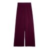 Pantalon d'intérieur droit Rouge Berry femme
