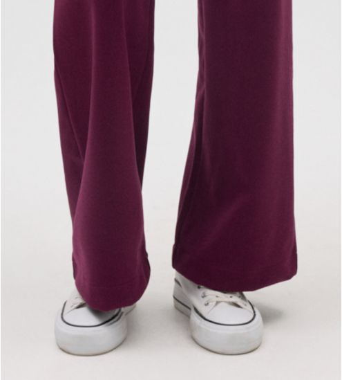 Pantalon d'intérieur droit Rouge Berry femme