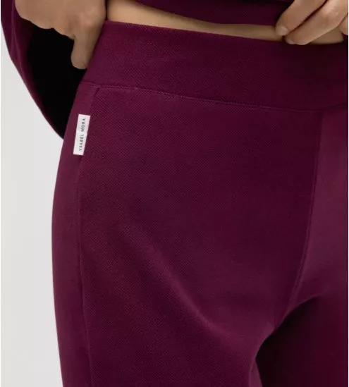 Pantalon d'intérieur droit Rouge Berry femme