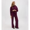 Pantalon d'intérieur droit Rouge Berry femme