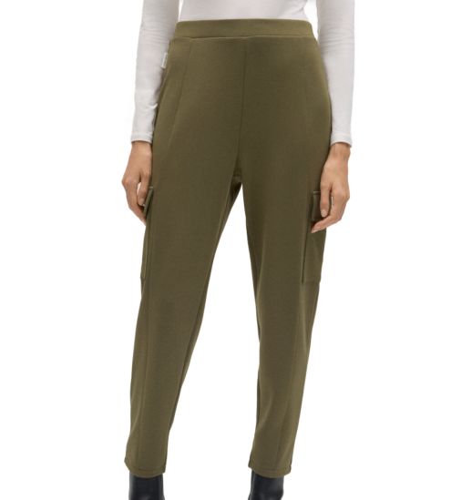 Pantalon cargo vert olive pour femme