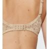 Soutien gorge beige en dentelle sans armatures Amourette