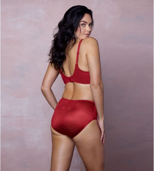 Culotte haute rouge à pois Beaute Appeal Regina Red