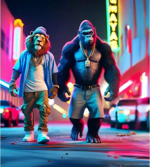 Boxer homme imprimé Fashion 2 Rapers