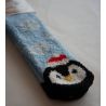 Chaussettes x-mas imprimé pingouin noël antiderapantes