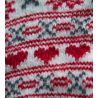 Chaussettes de noël chats Roin & Co Rouge/Blanc/Gris