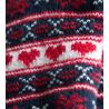 Chaussettes de noël chevaux Roin & Co Marine/Rouge/Blanc