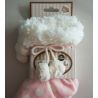 Chaussettes fourrées avec pompons Dorothy Rose