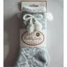 Chaussettes de Noël avec pompons Ingrid Gris