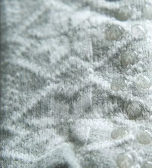 Chaussettes de Noël avec pompons Ingrid Gris