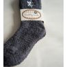 Chaussettes douces grises Alpina Cuddlyflocon de neige