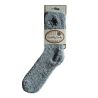 Chaussettes douces gris clair Alpina Cuddly flocon de neige