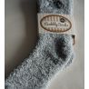 Chaussettes douces gris clair Alpina Cuddly flocon de neige