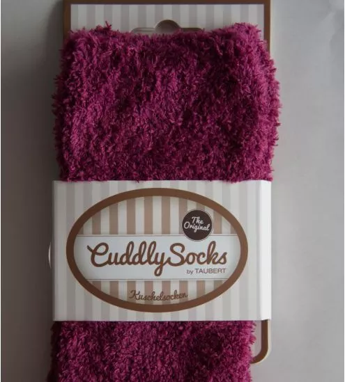 Chaussettes douces unies violettes Smooth Cuddly Mulberry