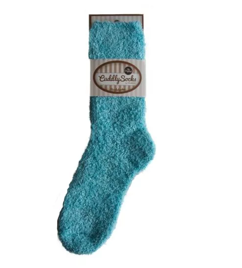 Weiche Socken hellblau...