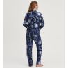 Pyjama imprimé céleste bleu Winter Dreams Dark Sapphire