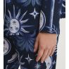 Pyjama imprimé céleste bleu Winter Dreams Dark Sapphire