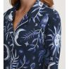 Pyjama imprimé céleste bleu Winter Dreams Dark Sapphire