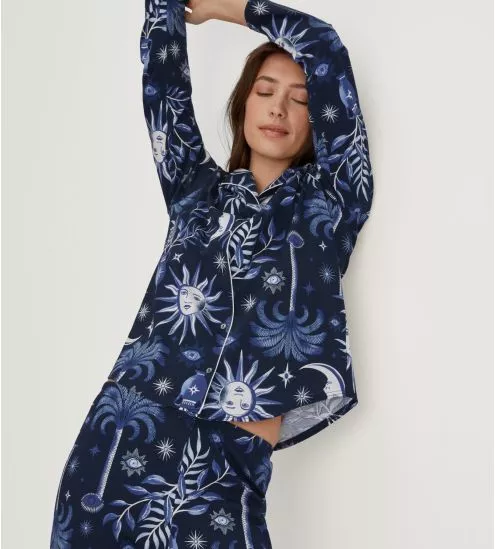 Blue Celestial Printed...