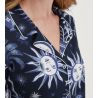 Chemise de nuit imprimé céleste bleu Winter Dreams Dark Sapphire 479 Dark Sapphire