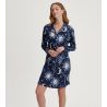 Chemise de nuit imprimé céleste bleu Winter Dreams Dark Sapphire 479 Dark Sapphire